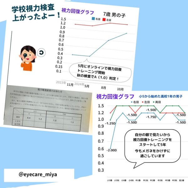 視力回復グラフ